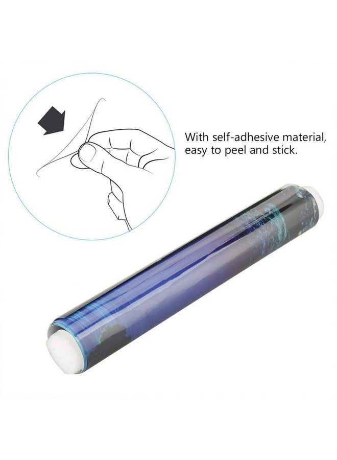 GLOGLOW Aquarium Poster, 3D Effect Underwater Background Sticker Thicken Pvc Adhesive Static Cling Backdrop Fish Decorative Paper(61×41Cm) - Image 2