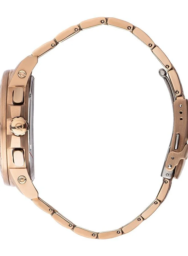 Quantum Quantum Men's Quartz Movement Watch, Chronograph Display and Stainless Steel Strap - TTG859.460, Rose Gold