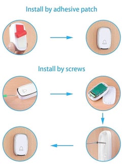 MarlaMall Door Bell Chime Kit for Apartment Classroom White  - Image 4