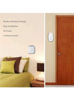 MarlaMall Door Bell Chime Kit for Apartment Classroom White  - Image 3