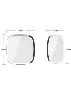 MarlaMall Door Bell Chime Kit for Apartment Classroom White  - Image 5