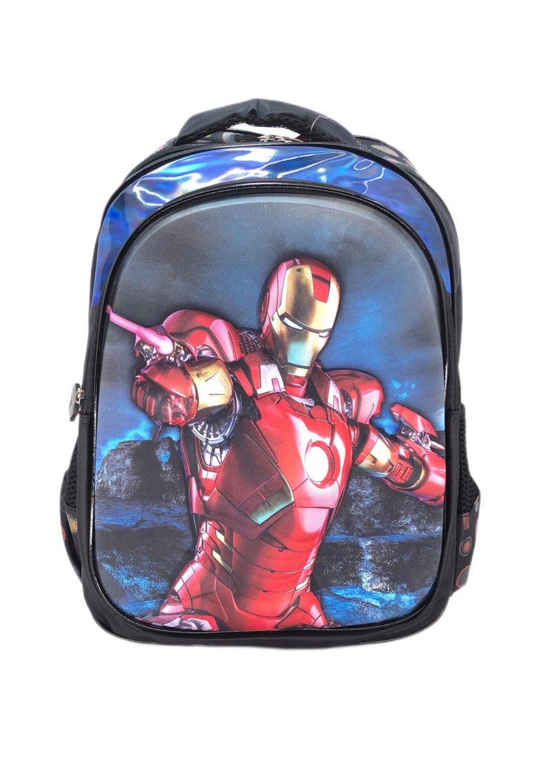 i-kola - 16-Inch 3D School Backpack Set with Lunch Bag and Pencil Case, Cool Character Design For Boys - Image 1
