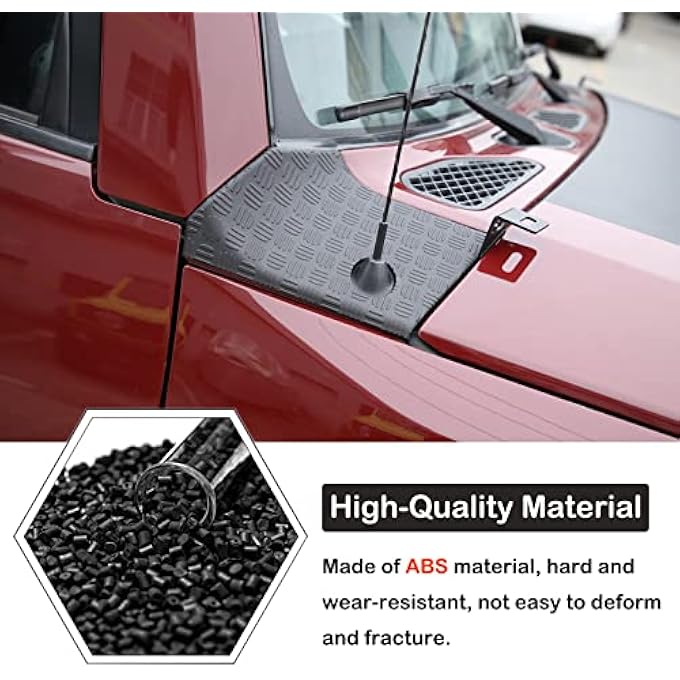 Unity Cowl Body Armor Outer Cowl Covers Side Corner Guards Fit ToyotA Fj Cruiser 20072021 Car Hood Side Body Armor Outer Cowling Cover Trim Hood Side Corner Guard Hood Side Trim Panel Cover Accessories - Image 4