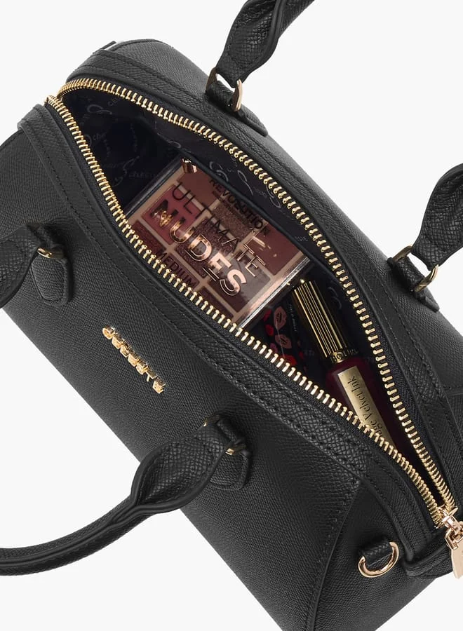 سيليست Women Textured Tote Bag with Double Handle and Detachable Strap