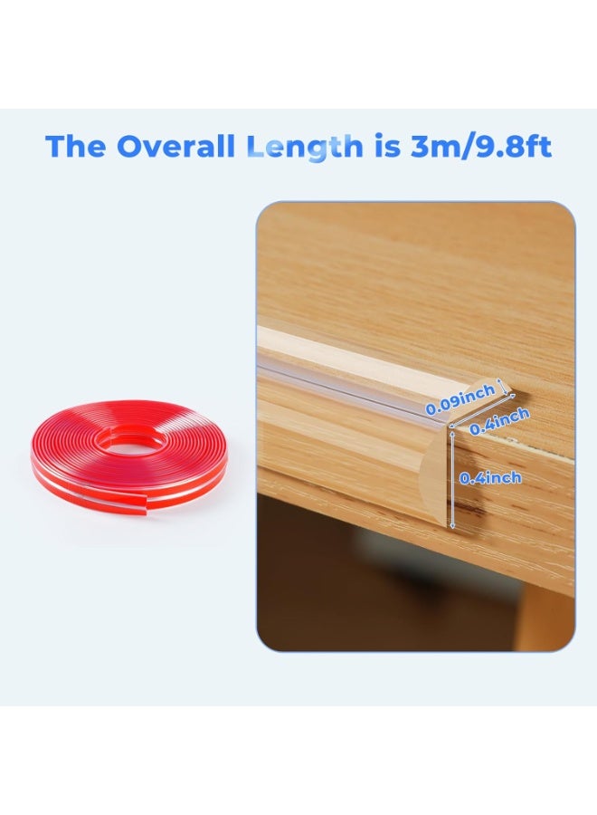 Edge Corner Protector Baby Proofing, Clear Soft Corner Protectors Baby Proof, Furniture Corner Guard & Edge Safety, Edge Protector for Table and Fireplace - Image 5