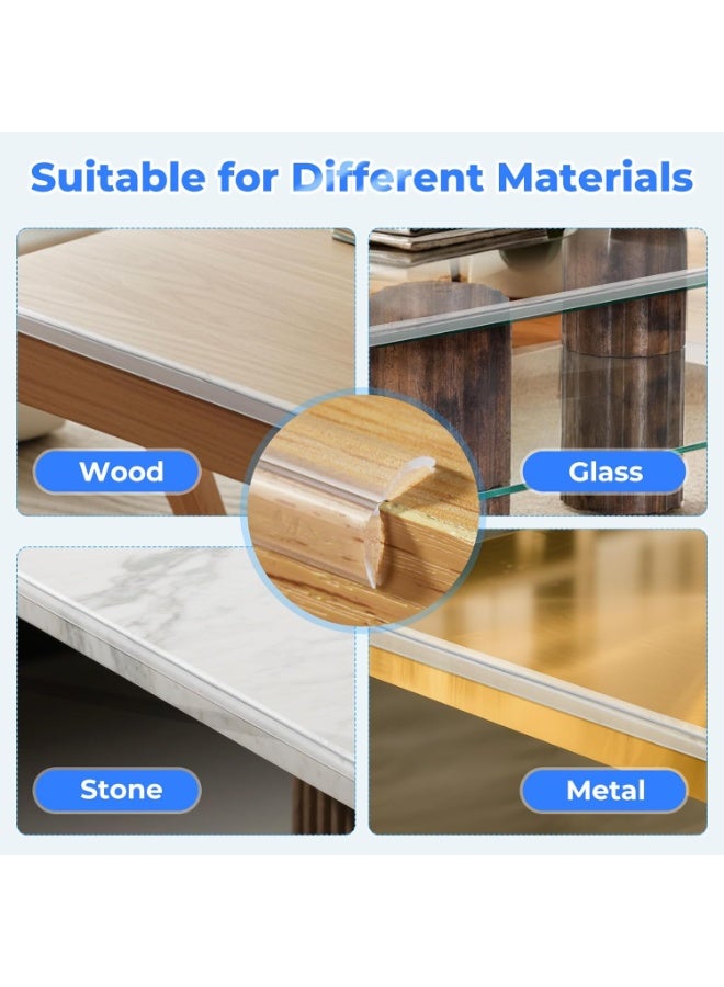 Edge Corner Protector Baby Proofing, Clear Soft Corner Protectors Baby Proof, Furniture Corner Guard & Edge Safety, Edge Protector for Table and Fireplace - Image 3