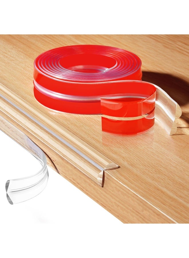 Edge Corner Protector Baby Proofing, Clear Soft Corner Protectors Baby Proof, Furniture Corner Guard & Edge Safety, Edge Protector for Table and Fireplace - Image 1