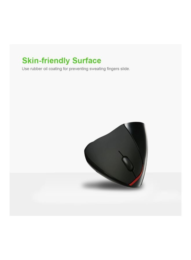 NIBEMINENT Wired Optical Vertical Mouse Grey/Black  - Image 3