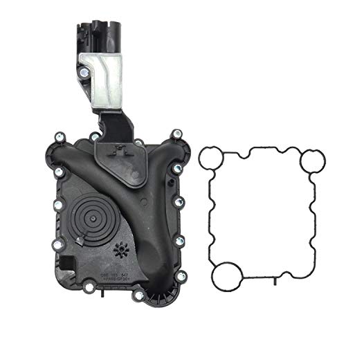 Flynsu 06E103547P Engine Crankcase Vent Valve Replacement for 05-13 Audi A4 A5 Q5 A6 3.2L Oil Separator 06E103547E 06E103547G - Image 1