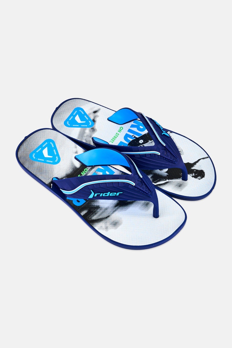 RIDER Men Way Logo Thong Slip On Slippers, Multicolor - Image 4