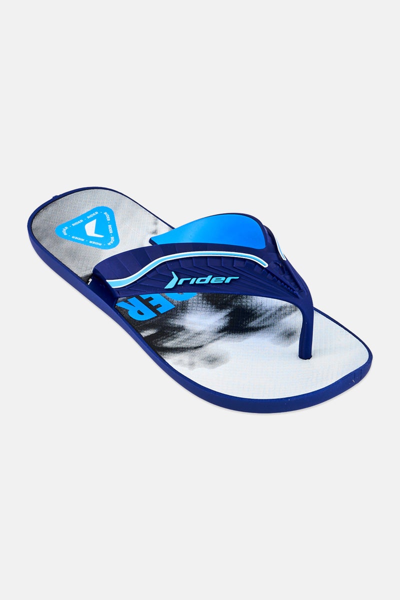 RIDER Men Way Logo Thong Slip On Slippers, Multicolor - Image 1