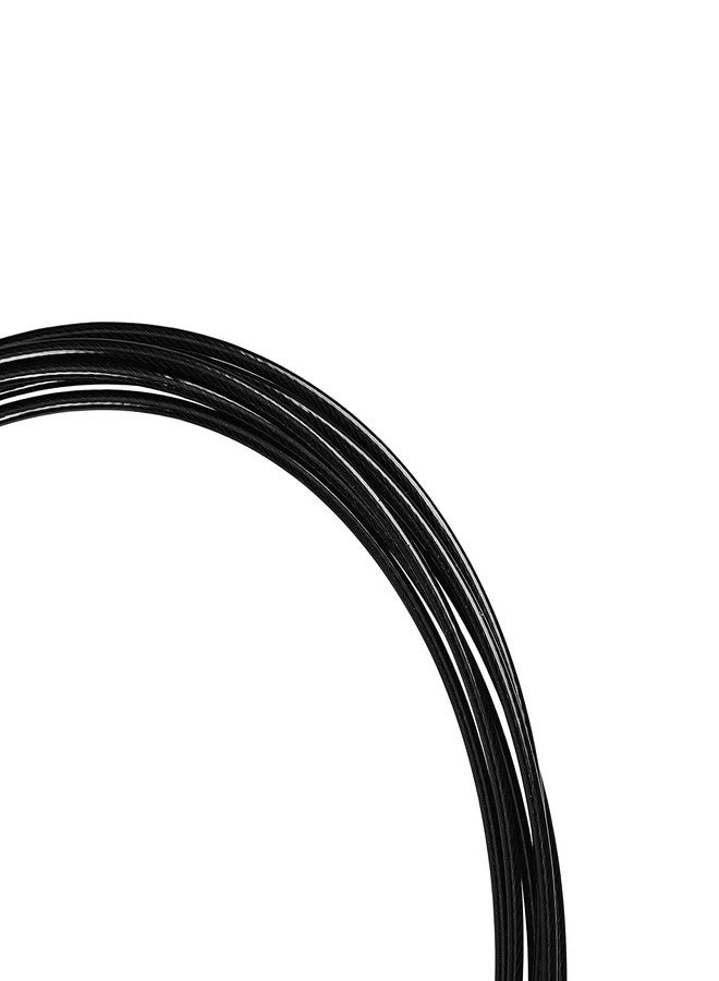 AMIFIT Plastic Speed Jump Rope, Black - Image 4