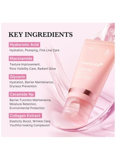 Medicube Medicube Collagen Overnight Wrapping Peel Off Facial Mask Pack - Elasticity & Hydration Care, Reduces Sagging & Dullness - Hydrolyzed Collagen For Glowing Skin - Korean Skin Care, 75 ml  - Image 2