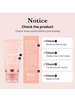 Medicube Medicube Collagen Overnight Wrapping Peel Off Facial Mask Pack - Elasticity & Hydration Care, Reduces Sagging & Dullness - Hydrolyzed Collagen For Glowing Skin - Korean Skin Care, 75 ml  - Image 4