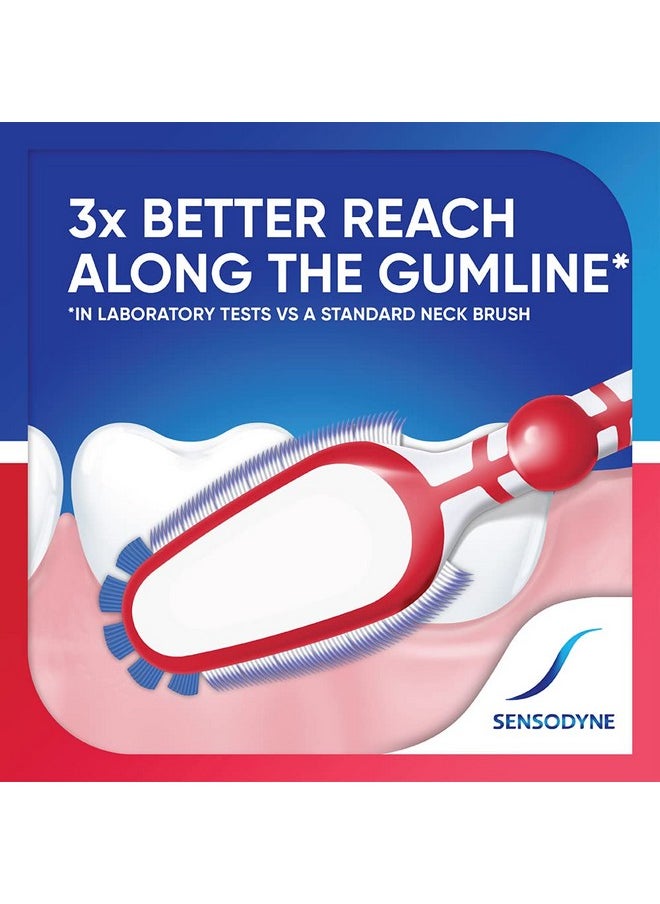 Sensitivity & Gum Manual Toothbrush For Adults With Soft Bristles & Duoflex Neck For Better Cleaning, 107.6 G,Multicolor - pzsku/Z15032DD81D6E06C1980DZ/45/_/1727766174/0900b092-a184-495b-b3a6-4b0c533db65d