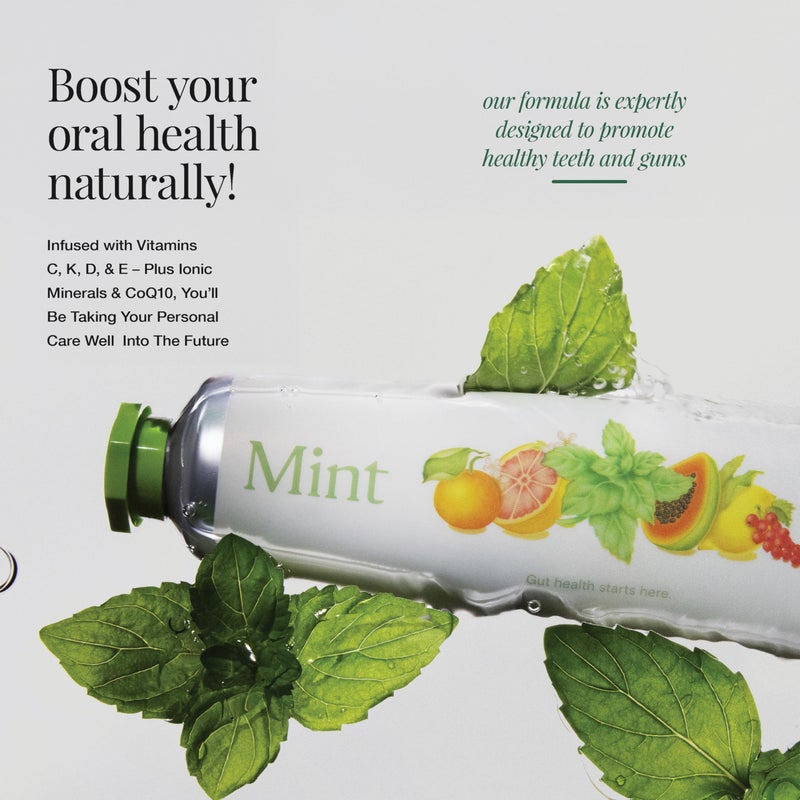 Revitin Toothpaste | Fluoride-Free Prebiotic Mint Tooth Gel | No SLS, Gluten Free, Dye Free, GMO Free, No Sweeteners | Non-Toxic, Kid Approved - Image 5