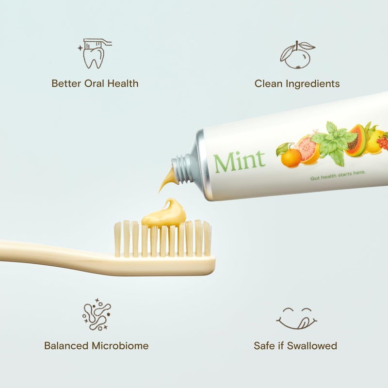 Revitin Toothpaste | Fluoride-Free Prebiotic Mint Tooth Gel | No SLS, Gluten Free, Dye Free, GMO Free, No Sweeteners | Non-Toxic, Kid Approved - Image 2