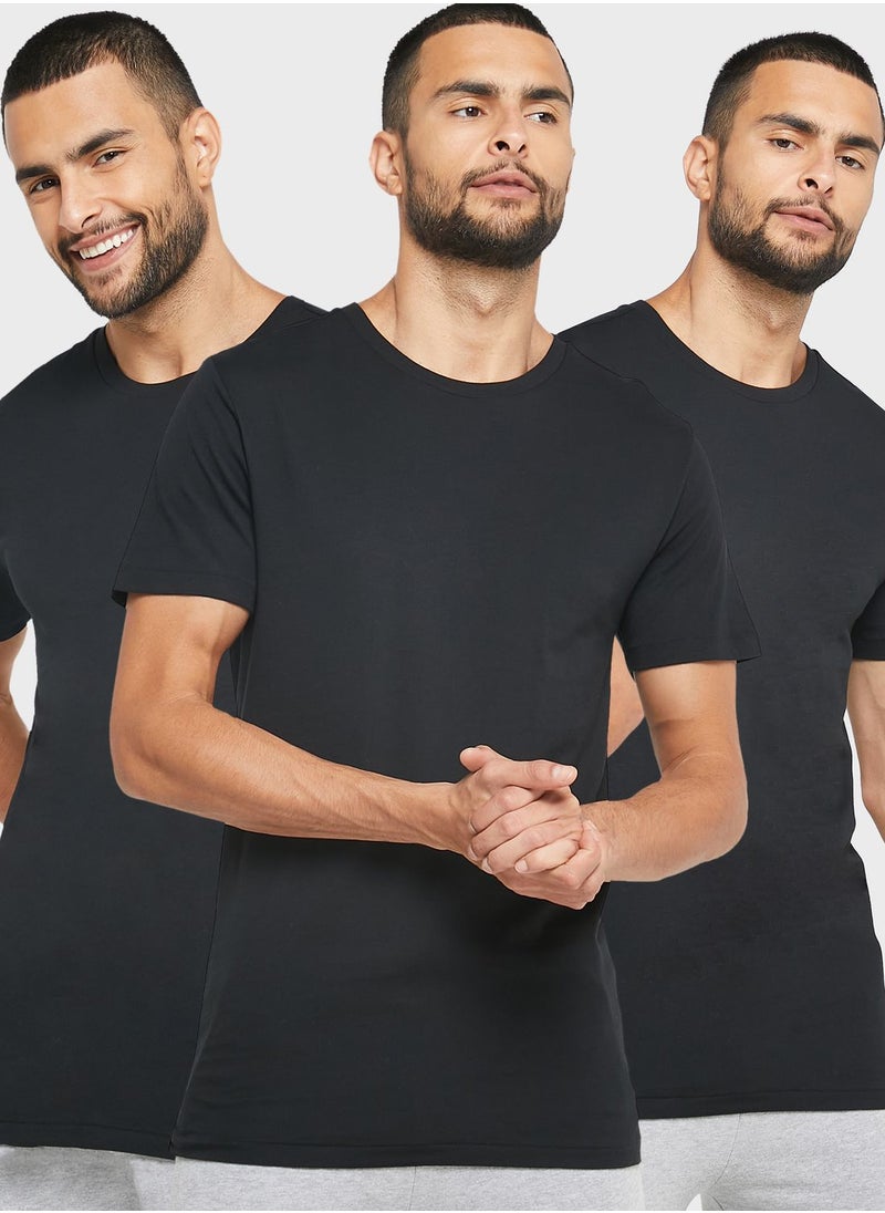POLO RALPH LAUREN - 3 Pack Assorted Crew Neck T-Shirt - Image 1