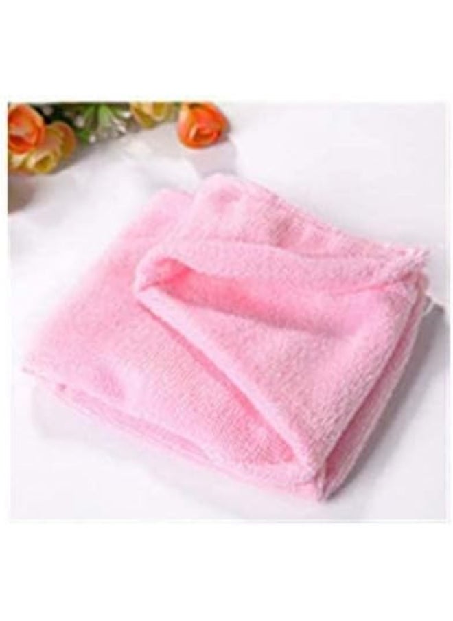 Generic 2 PCS Hair Towel Wrap, Hair Drying Towel with Buttons, Microfiber Towel, Dry Hair Hat, Bath Hair Cap  - Image 3