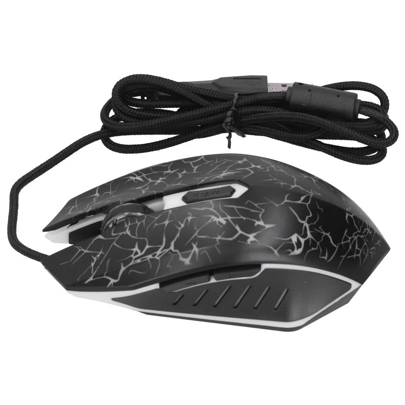 AOAS USB Wired Mouse 4000DPI Adjustable Ergonomic Design - Optical Gaming Mouse with 1200/2500/3200DPI Switch for Gamers - Image 4