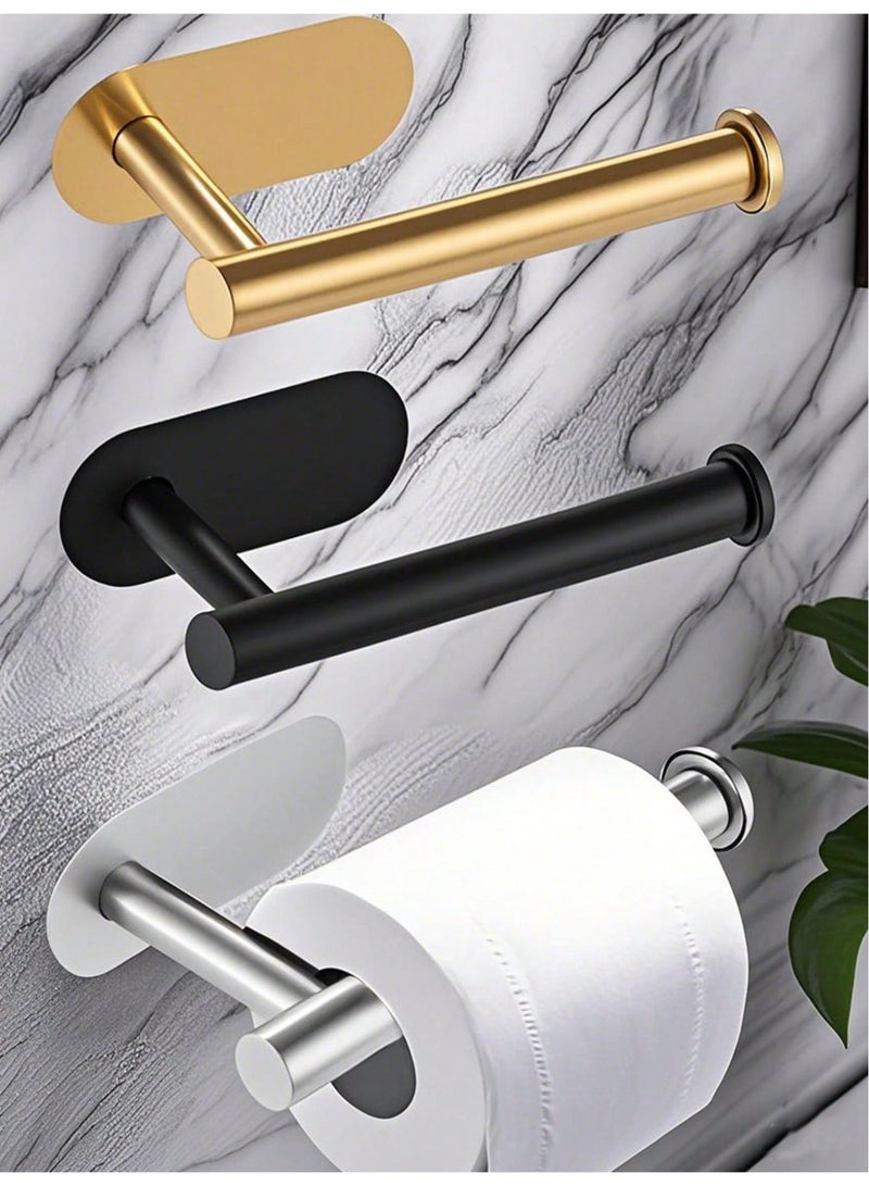 Stainless Steel Toilet Paper Holder with Shelf – Wall-Mounted Bathroom Tissue Roll Holder for Modern Home & Hotel – Rustproof, Easy Installation, Space-Saving Design for Small Bathrooms & Restrooms - Image 1