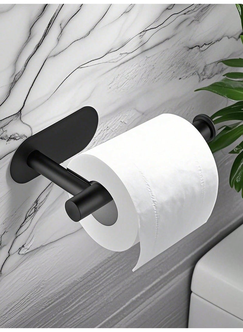 Stainless Steel Toilet Paper Holder with Shelf – Wall-Mounted Bathroom Tissue Roll Holder for Modern Home & Hotel – Rustproof, Easy Installation, Space-Saving Design for Small Bathrooms & Restrooms - Image 3