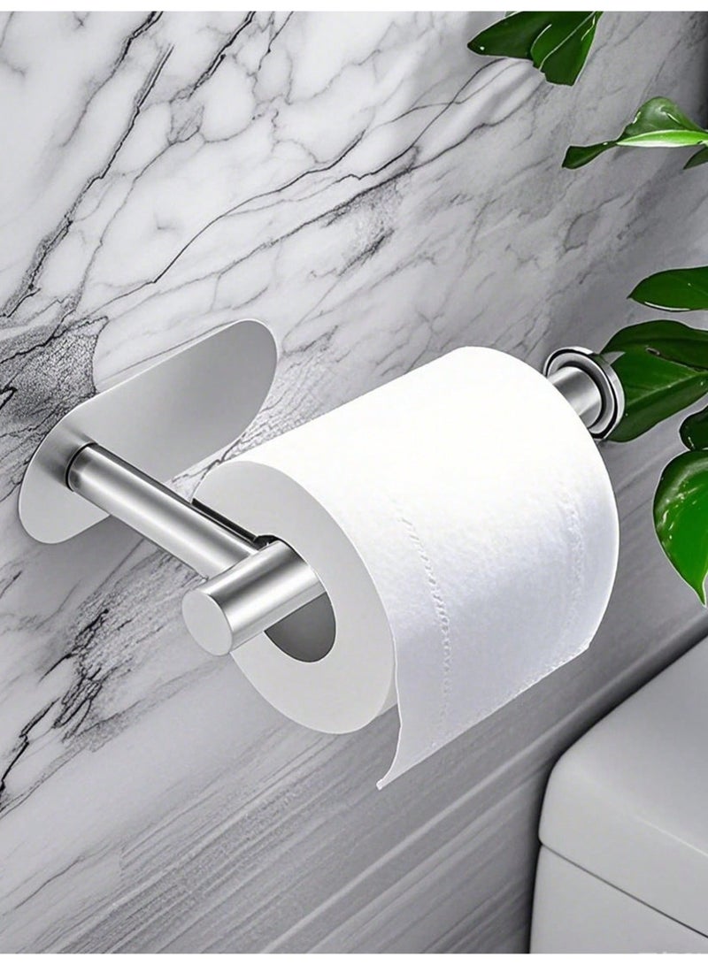 Stainless Steel Toilet Paper Holder with Shelf – Wall-Mounted Bathroom Tissue Roll Holder for Modern Home & Hotel – Rustproof, Easy Installation, Space-Saving Design for Small Bathrooms & Restrooms - Image 5