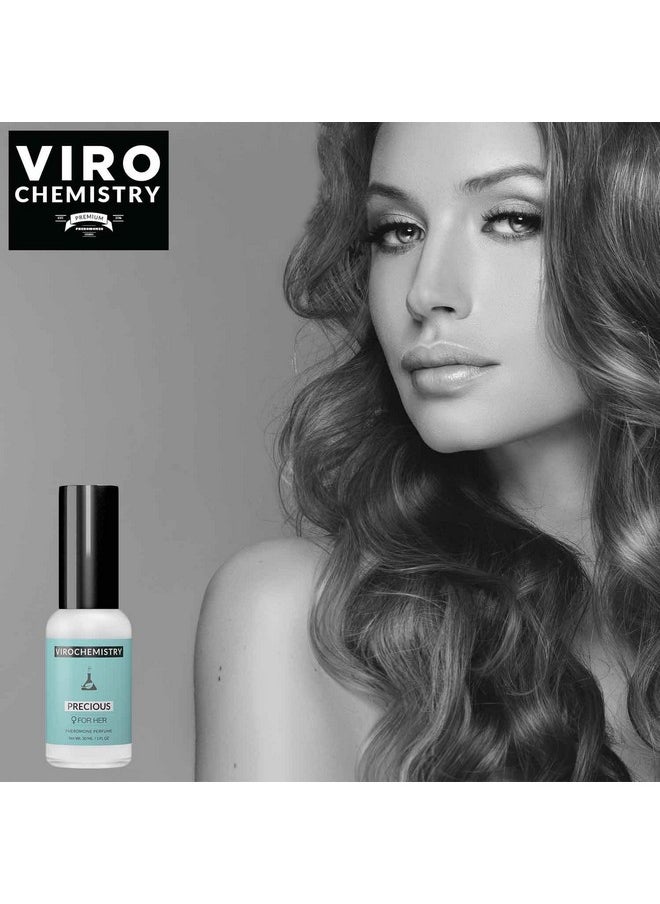 VIROCHEMISTRY Pheromones To Attract Men For Women (Precious) Elegant Ultra Strength Organic Fragrance Body Perfume (1 Fl. Oz)(Human Grade Pheromones To Attract Men)  - Image 5