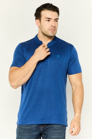 Men Regular Fit Brand Logo Short Sleeve Polo Shirt, Dark Blue - pzsku/Z15038FF36C59787D23A9Z/45/1746216414/291c7c89-66d4-4e7d-8ddb-b57f99214370
