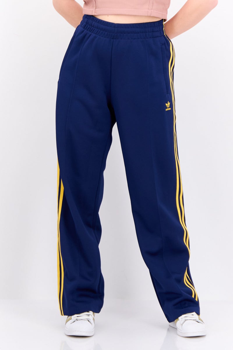 adidas Originals Women Sportswear Fit 3 Stripe Trainig Track Pants, Navy Blue - Image 1