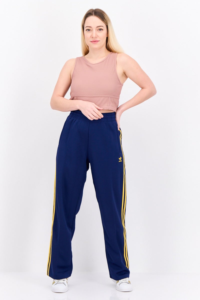 adidas Originals Women Sportswear Fit 3 Stripe Trainig Track Pants, Navy Blue - Image 3