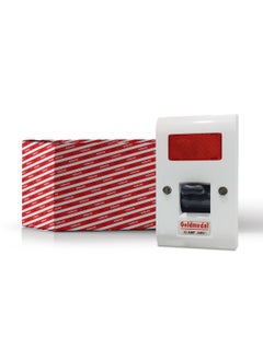 GOLD MEDAL Goldmedal Essenza Surface D P Switch With Indicator White Pack of 1  - Image 1