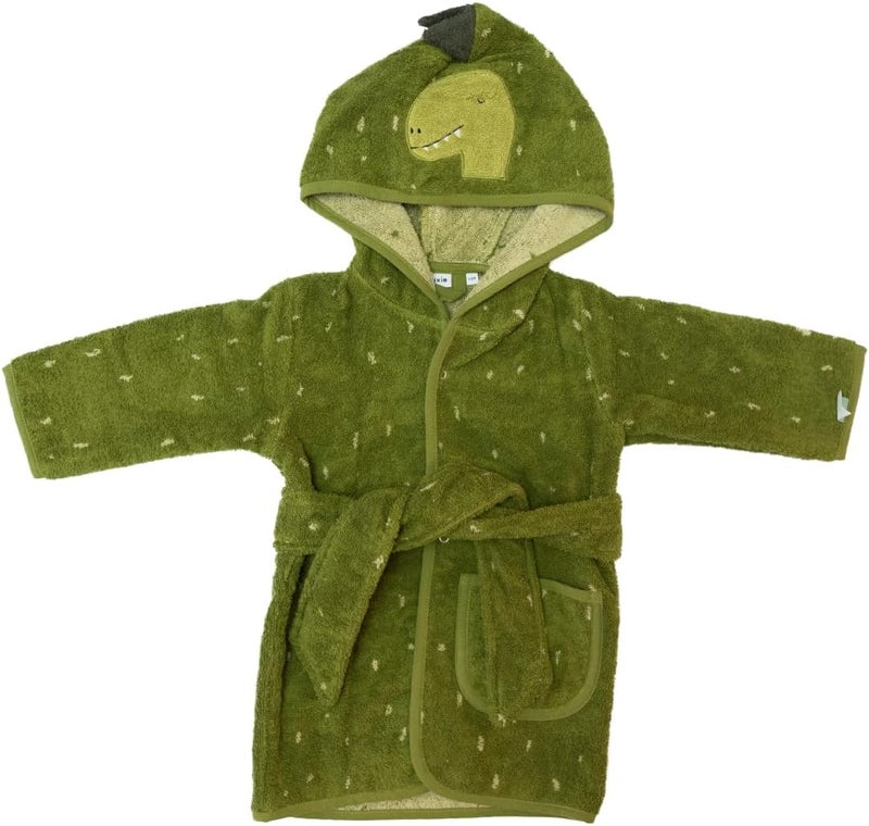 Trixie Mr. Dino Bathrobe for Kids (1-2 Years)