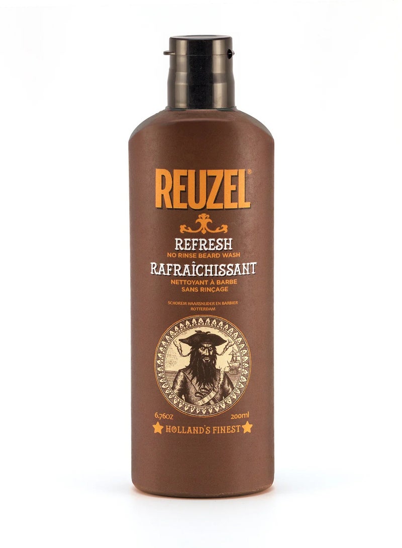 REFRESH No Rinse Beard Wash - 6.76oz/200ml