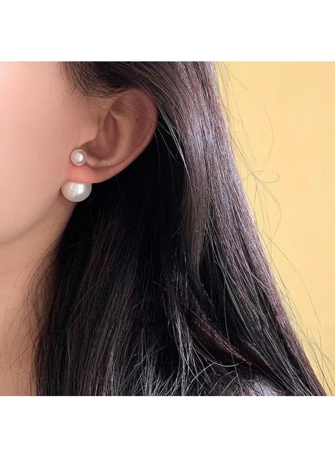 Pearl Collection Earrings For Women Trendy Korean Style Light Luxury High-grade Elegant Retro Earrings New Earrings