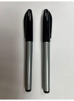 Cadie Freezer Black Permanent Markers Fast Drying Waterproof Marker For Labeling Chisel Tip Marker Lab Marker Food Labeling Permanent Fridge Pen With Fine Point And Fast Drying Black Inkset Of 2  - Image 2