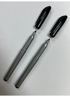 Cadie Freezer Black Permanent Markers Fast Drying Waterproof Marker For Labeling Chisel Tip Marker Lab Marker Food Labeling Permanent Fridge Pen With Fine Point And Fast Drying Black Inkset Of 2  - Image 3
