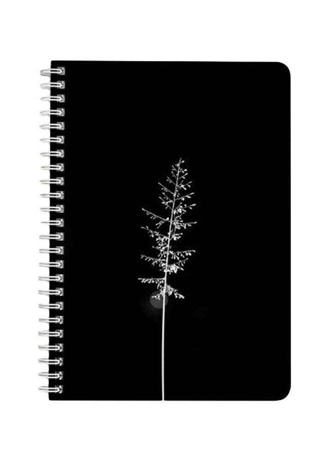 LOWHA A5 Spiral Bound Notebook Black/White - Image 1