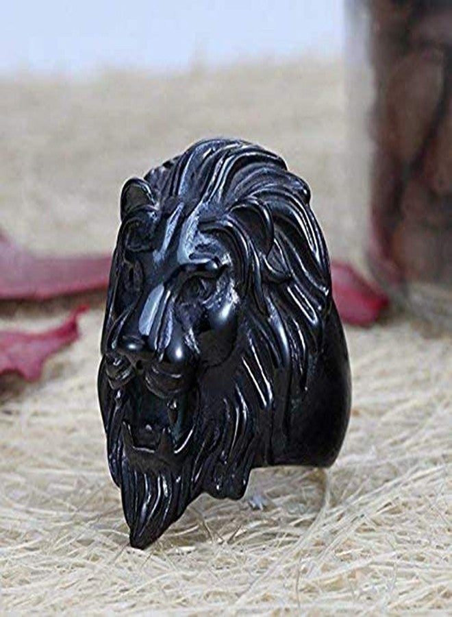 VIEN Original Stainless Steel King Lion Ring for Men and Boys Lion Head Ring Daily Use (pack of 1pc) - Image 2