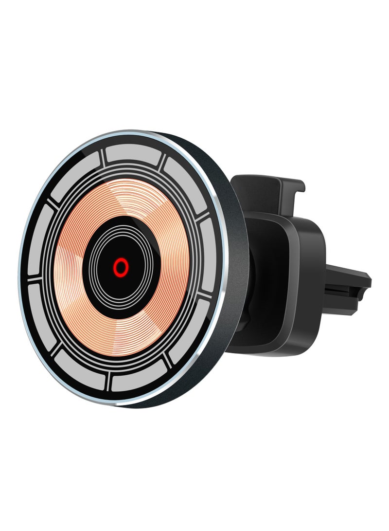 GULFLINK Magnetic Wireless Car Charger, Wireless Car Charger for iPhone, 15W Magnetic Pad Air Vent Holder  - Image 1