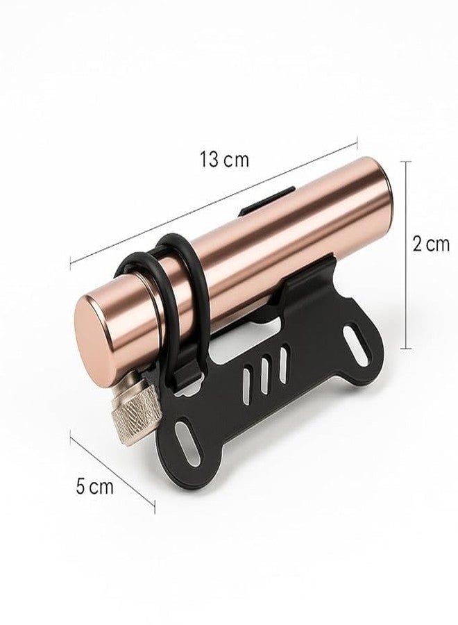 PIPULSE Pocket Bicycle Air Pump - 120 PSI Mini Portable Hand Pump for Bike Tires - Lightweight, Compact & Durable - Presta & Schrader Valve Compatible - for Road & Mountain Bikes - Image 2