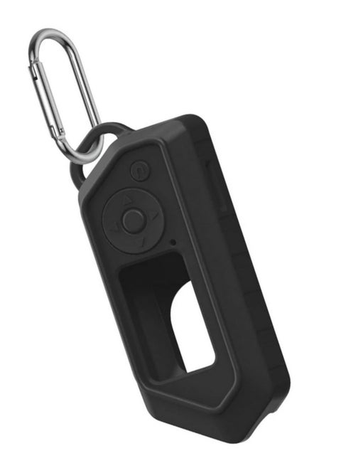 1pcs Silicone Protective Case with Portable Hook for Flipper Zero - Full Coverage, Shockproof, Scratch-Resistant, Lightweight & Stylish Design (Black)