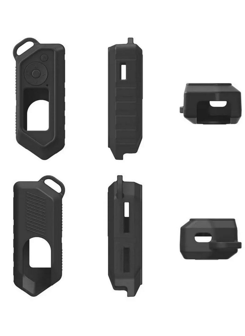Generic - 1pcs Silicone Protective Case with Portable Hook for Flipper Zero - Full Coverage, Shockproof, Scratch-Resistant, Lightweight & Stylish Design (Black) - Image 1