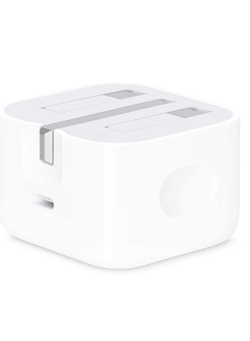 20W USB C PD Charger Plug Power Delivery Type C Adapter Compatible With MacBook Pro/Air, iPad Pro, New iPad 9, iPad mini 6, iPhone 13 Pro/13 Pro Max/13/13 mini/12 Pro Max/11 Pro,Galaxy S20+,etc - Image 3