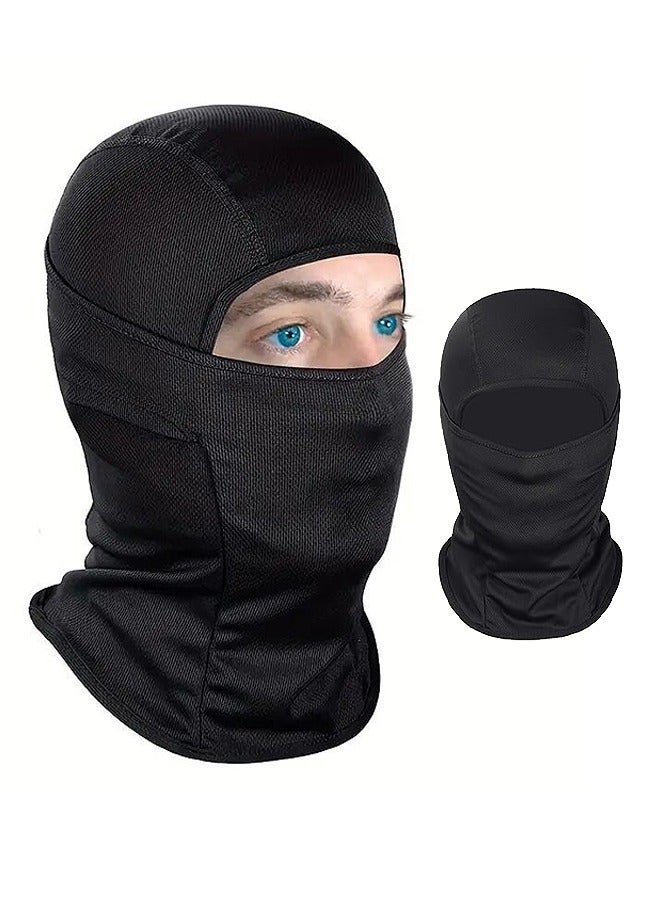 HS Face Mask Shiesty Mask For Ski Labour Tactical Motorcycle Running UV Protection Lightweight And Durable Ideal For Outdoor Activities, Black  - Image 1