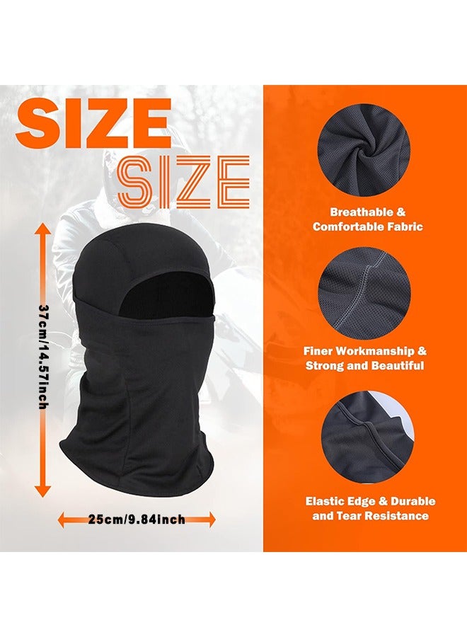 HS Face Mask Shiesty Mask For Ski Labour Tactical Motorcycle Running UV Protection Lightweight And Durable Ideal For Outdoor Activities, Black  - Image 2