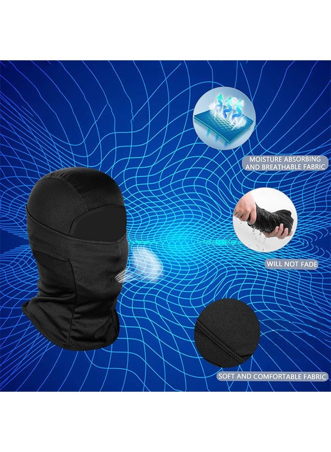 HS Face Mask Shiesty Mask For Ski Labour Tactical Motorcycle Running UV Protection Lightweight And Durable Ideal For Outdoor Activities, Black  - Image 4