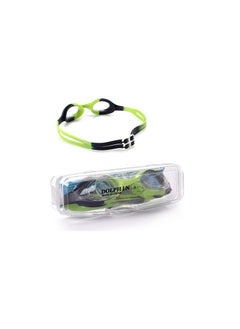 Dolphin G-168 Anti-Fog Kids Swim Goggles With Box & Ear Plugs, Green/Dark Blue  - Image 3
