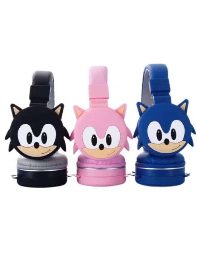 Sonic Wireless Bluetooth Headphones for Kids - High-Resolution Sound, 400mAh Battery, 18 Hours of Playtime, Built-in Microphone, Volume Control - Image 2