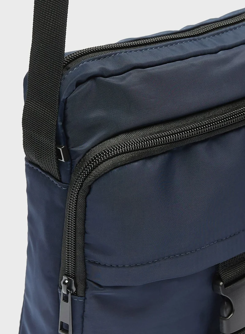 shoexpress Striped Crossbody Bag